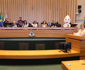Sessão solene da Câmara Legislativa do DF em homenagem aos 53 anos do Hospital Universitário de Brasília (HuB)